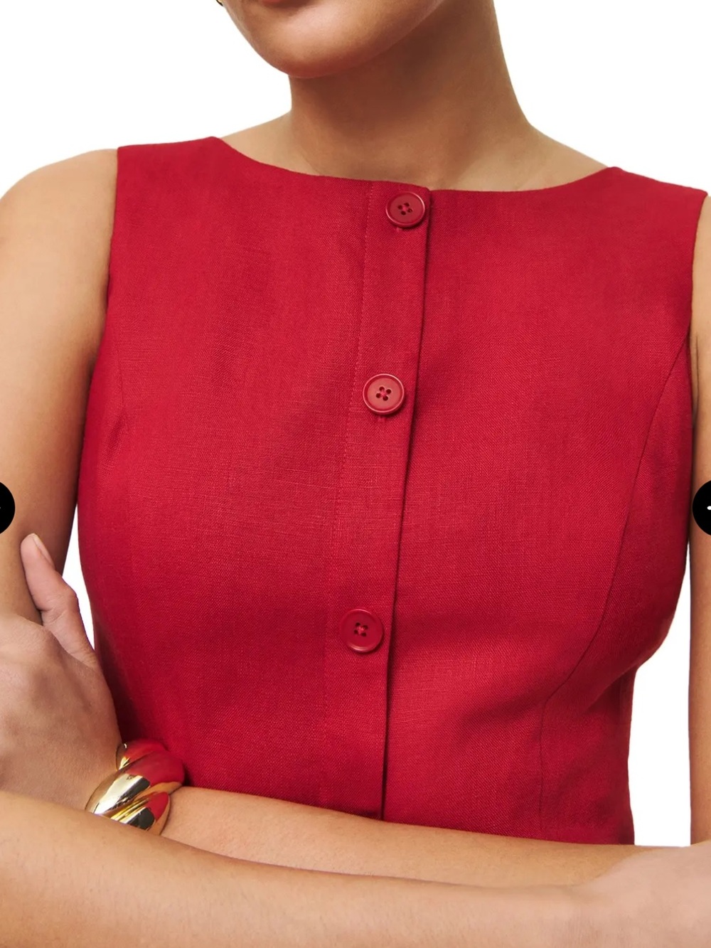 Reformation Zarae Linen Dress - Picture 2 of 4